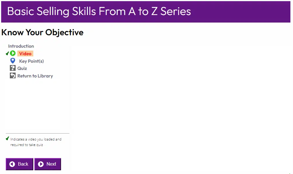 Basic Selling Skills