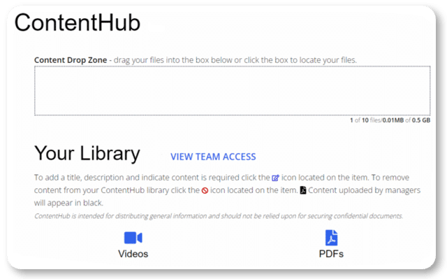 Content hub