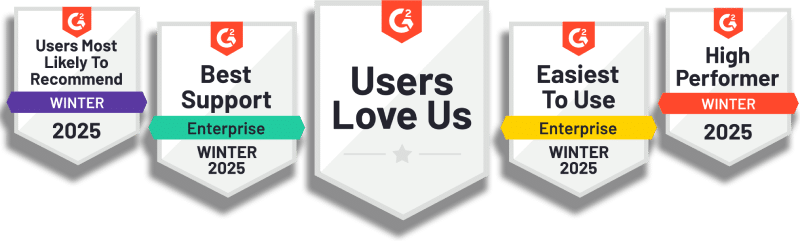 Fall 2024 G2 badges customer service reviews