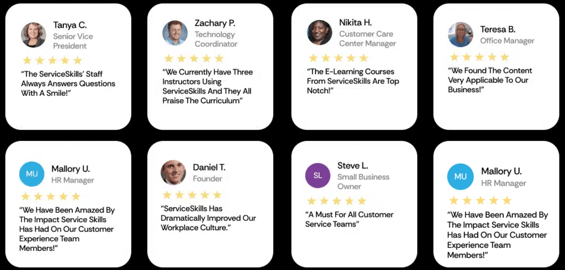 Service Skills reviews