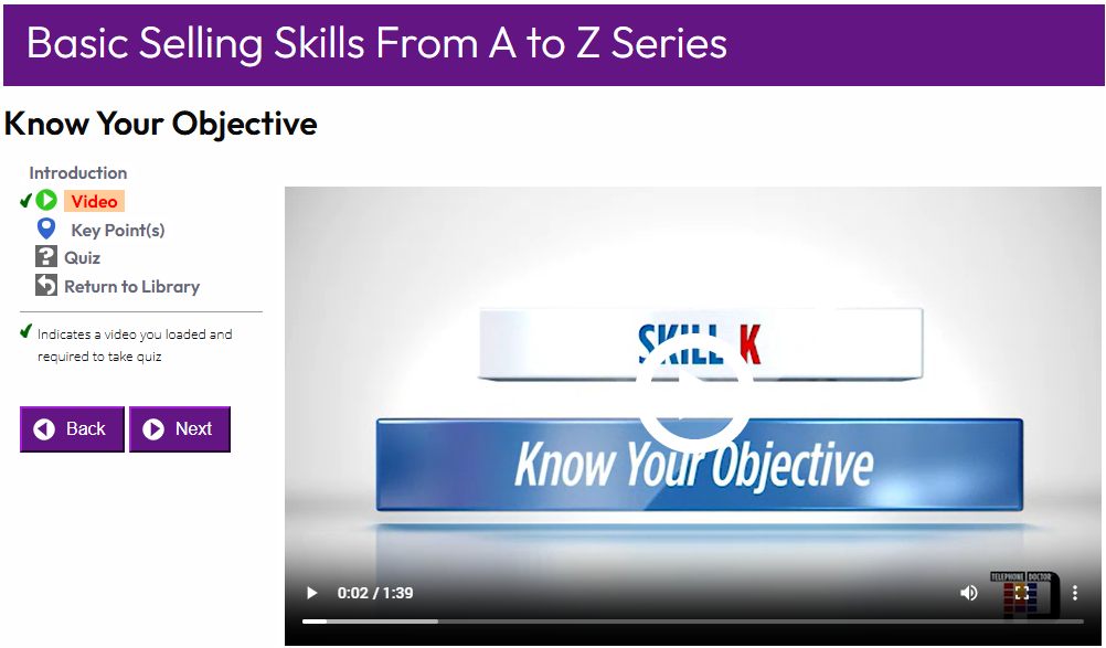 Basic Selling Skills Customer Service Series