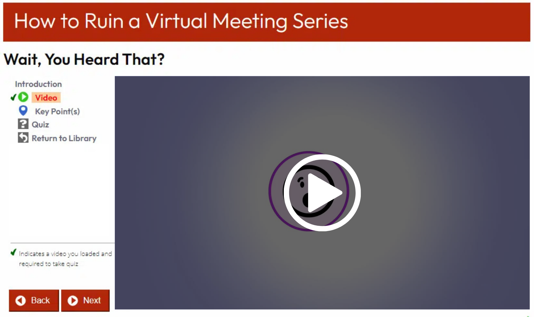 How to Ruin a Virtual Meeting℠ Series