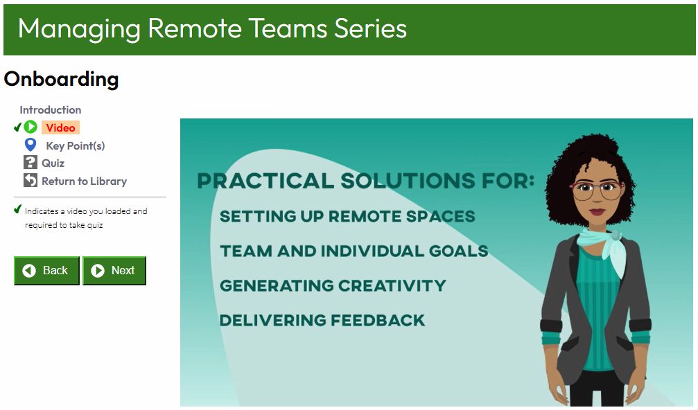 Managing Remote Teams training course