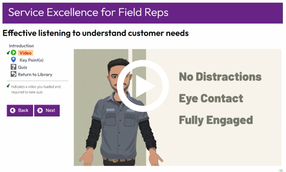 Service Excellence for Field Reps