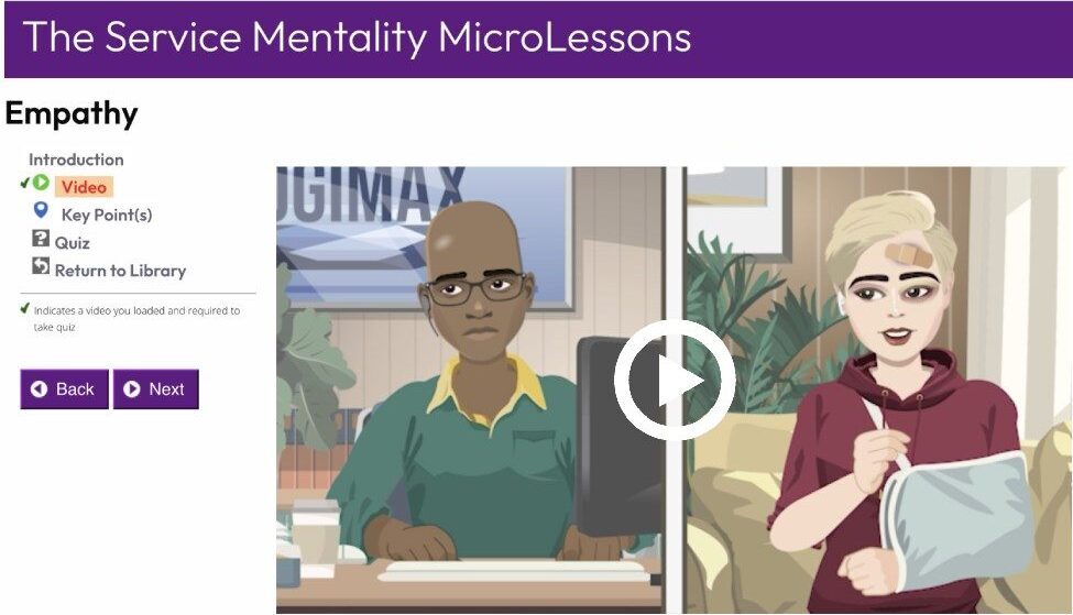 Customer Service Training Micro Lessons