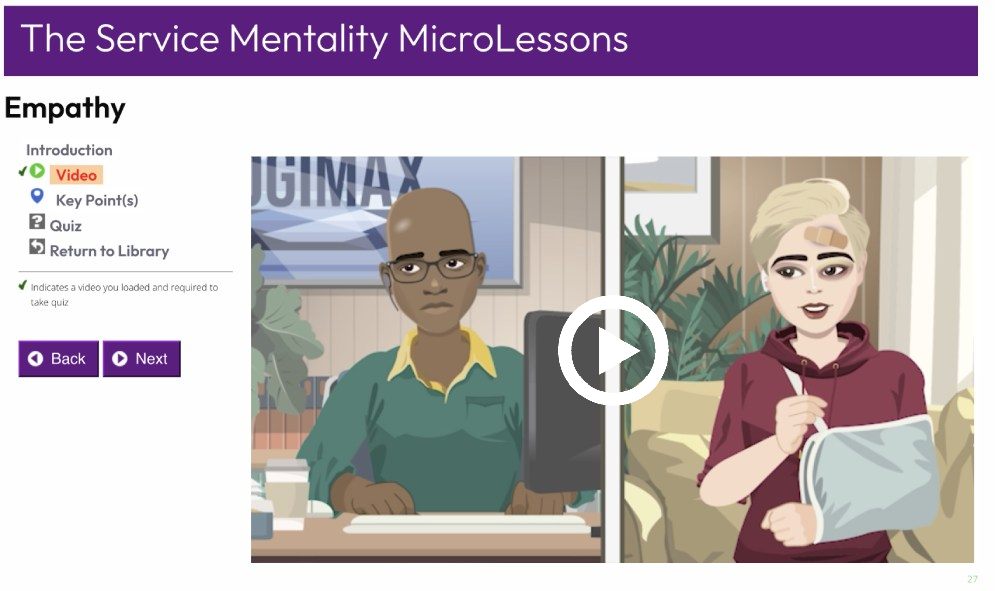 Customer Service Training Micro Lessons