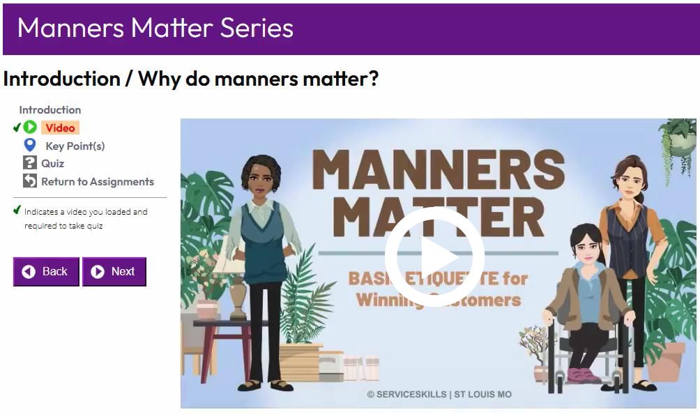 Manners in customer service manners matter