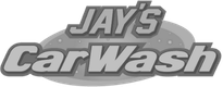 jay's carwash logo grayscale